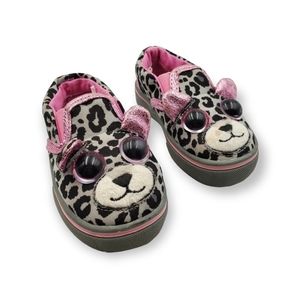 Jump a Roos Sneakers for Girls Leopard Print Size 6